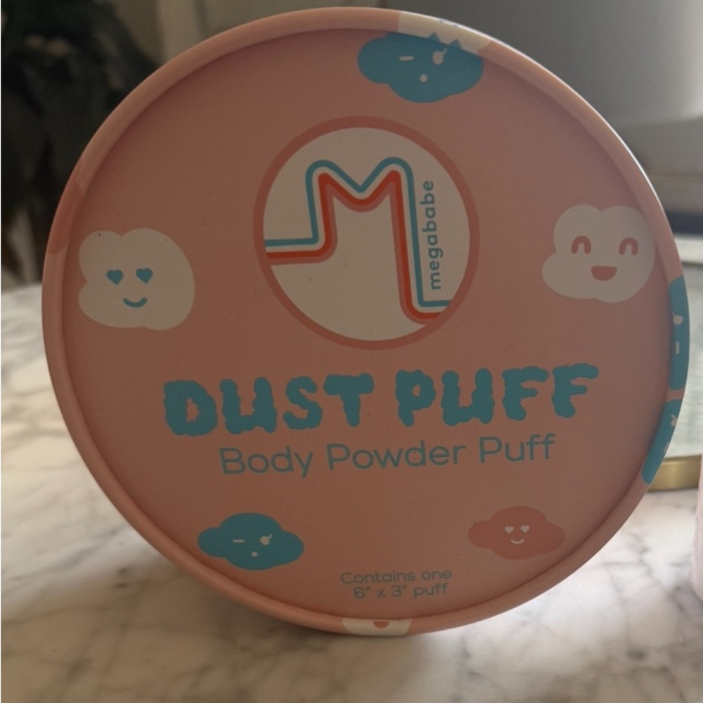 Megababe Dust Puff Body Powder Puff - Pink